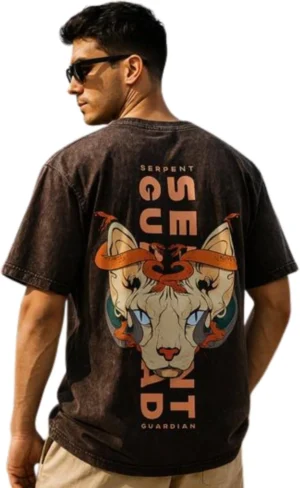 Graphic Print Cotton T-Shirt